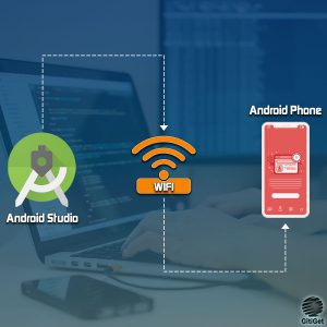 اتصال گوشی به اندروید استودیو با wifi