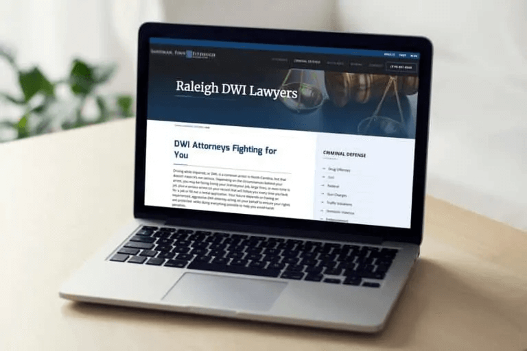 گزینه‌های مینیمالیستی در زمینه طراحی سایت برای وکلا